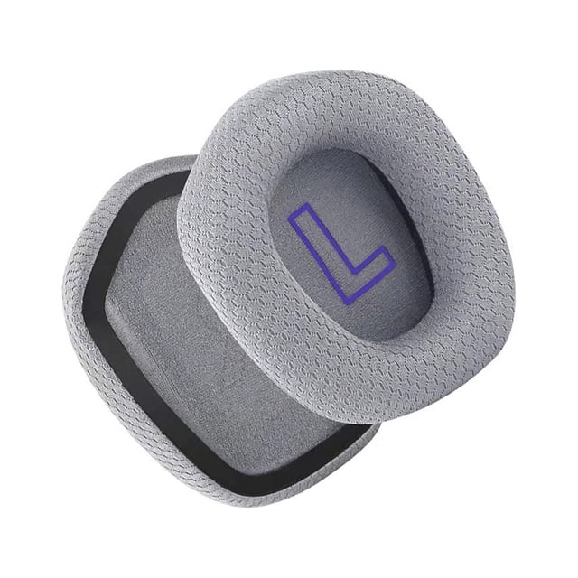 Seitruly Almohadillas para los oídos Cojín Protección auditiva Gaming Leather On-ear Mesh Gamer Cover Accesorios Reemplazo para G733 Videojuegos y accesorios Gris Almohadillas