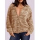 thumbnail image 2 of Suéter PRETTYGARDEN Cárdigan de Cuello en V a Rayas con Botones Talla M, 2 of 4