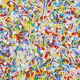 thumbnail image 2 of Rainbow Pop! Natural Nonpareil Sprinkles, No Artificial Dyes, Soy Free, Gluten Free, Vegan, 1LB, 2 of 5