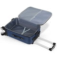 thumbnail image 4 of 20 inch Softside Carry On Suitcase Travel Luggage Bag with Spinner Wheels Lock , Blue, 4 of 5