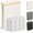 Beige, variant on PETGLE Large Toilet Paper Storage Basket with Lid, Slim Toilet Paper Organizer, Hold up to 20 Regular Rolls or 15 Mega Rolls. (Grey, 49L)