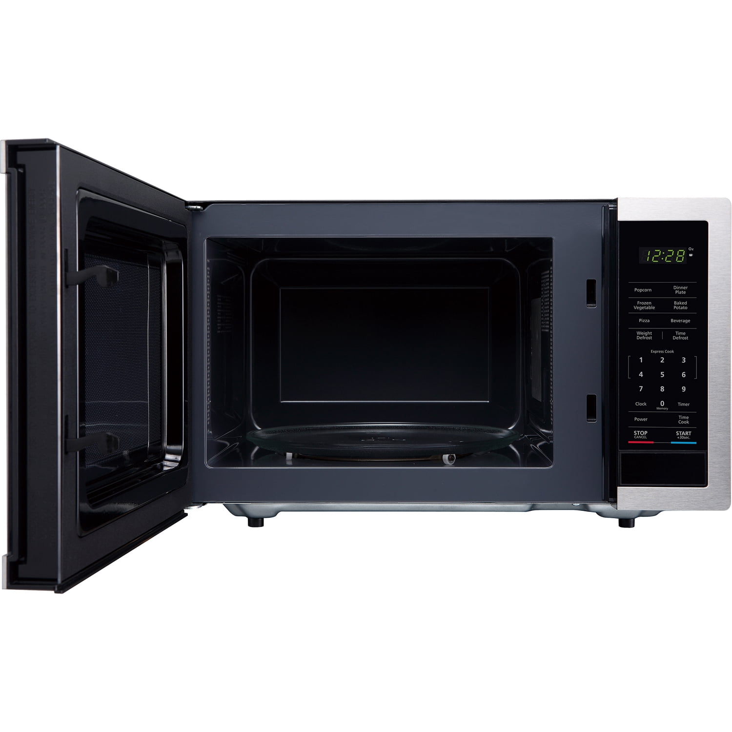 Magic Chef MC99MST 0.9-cu. ft. 900-Watt Countertop Digital Touch Microwave, Silver