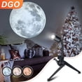 thumbnail image 1 of 1pc Moon Projector Night Light, USB Charging Moon Lamp With 3 Lighting Colors, 360° Rotatable Brightness Adjustable Moon Atmosphere Projector, Gift For Kids Moon Lover Wall Ceiling Decor, 1 of 4
