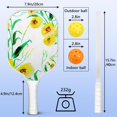 thumbnail image 4 of Pickleball Paddles Set Of 2, Fiberglass Surface, Spring Flowers Floral Print, 4 Balls & Bag, 4 of 5