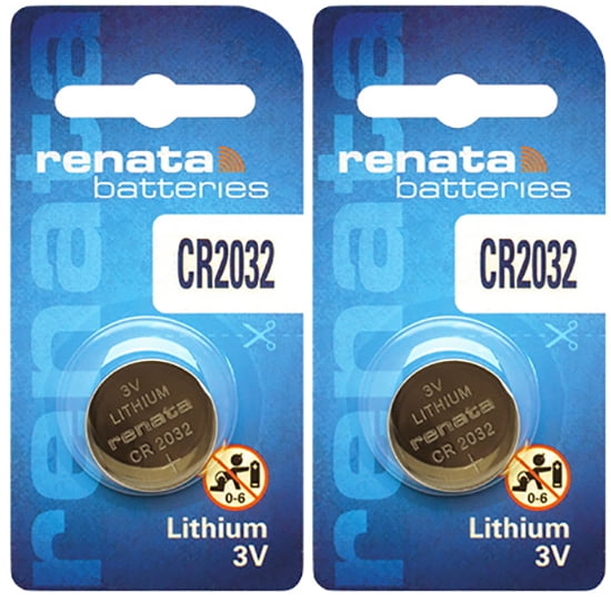 2 x Renata CR2032 Batteries, Lithium Battery 2032 Walmart Canada