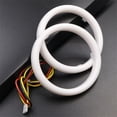thumbnail image 3 of Car Headlight DRL Daytime Running Light Auto Halo Ring Angel Eyes 12V fit for 95mm, 3 of 5