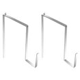 thumbnail image 1 of 2x Corona de piedra de cabezada Hanger de acero inoxidable ajustable Decoración de lápidas de lápida de corona de cementerio retráctil para Pascua de, 1 of 8
