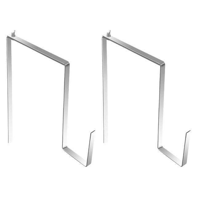 2x Corona de piedra de cabezada Hanger de acero inoxidable ajustable Decoración de lápidas de lápida de corona de cementerio retráctil para Pascua de