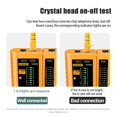 thumbnail image 5 of kanaroous Professional Ethernet Cable Tester for Cat5 Cat5E Cat6 Networks Accurate Network Testing Tool Yellow 103x97mm, 5 of 6