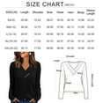 thumbnail image 2 of SUNBS Womens Long Sleeve Shirt for Women Fashion V Neck Sweater Tunic Tops Dressy Casual Work Blouse Trendy Fall Winter Clothing, 2 of 8