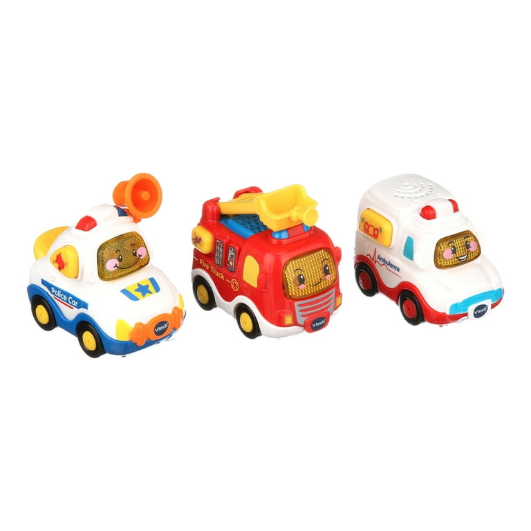 VTech Go! Go! Smart Wheels Rescue Vehicle Pack, Ambulance, Fire
