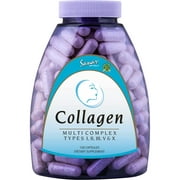 Collagen Pills Multi Collagen Complex - Type I, II, III, V, X - Extra Strength Hair Skin Nails Joints - Hydrolyzed Collagen Peptides Supplement, 150 Capsules