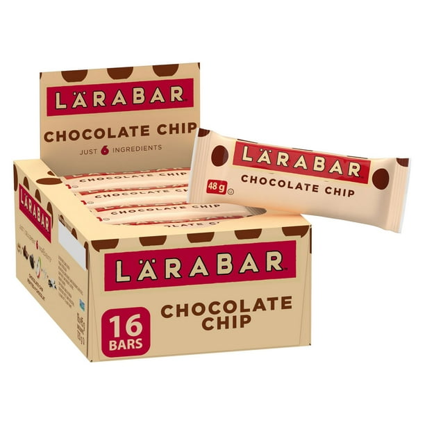 Larabar Sans Gluten Pépites de chocolat 16 barres x 45 g, 720 g
