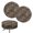 Vintage Brown Leopard Print, variant on COEQINE Skeleton Mushroom Moon Stool Covers Round 12-14 Inch Washable Bar Stool Slipcovers Anti-Slip Round Stool Chair Saddle Stool Covers Halloween Decor, 2 Count