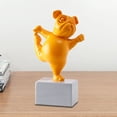 thumbnail image 1 of Encantadora Estatua De Perro De Yoga Artesanía De Bulldog Francés, Estatuilla Abstracta De Estilo Simple Moderno, Artesanías De Adorno Bonitas, 1 of 6