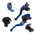 thumbnail image 5 of Unique Bargains 1 Pair Brake Master Cylinder Hydraulic Handlebar Brakes Lever 22 mm Blue, 5 of 7
