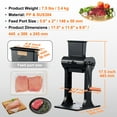 thumbnail image 3 of VEVOR Commercial Manual Meat Tenderizer Machine Stainless Steel Kitchen Tool, 3 of 9