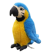 thumbnail image 2 of Realista loro de peluche de juguete de peluche para niños perfecto cumpleaños y peluche de animales de zoológico, 2 of 8