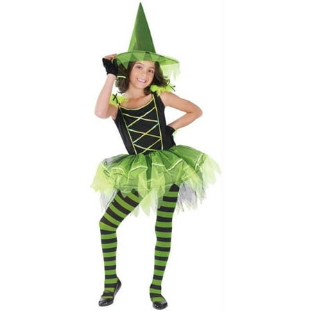 Costumes For All Occasions Fw114182Sm Ballerina Witch Green Child