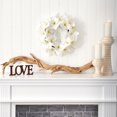 thumbnail image 3 of Nearly Natural Floral Plastic Wreath, 18.00" (Assorted Colors), 3 of 3