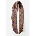 thumbnail image 2 of Bimba Orange Leopard & Peacock Animal Skin Pure Silk Printed Head Bandanas Summer Neck Wrap Scarf 40 x 40 Inches, 2 of 6