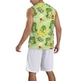 thumbnail image 5 of Rocae Cute Dinosaurs Cartoon for Men's Basketball Jersey Lightweight and Breathable Athletic Tank Top,Quick-Drying Sports Jersey 3X-Large, 5 of 9