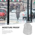 thumbnail image 4 of 6 Pcs Imperméables Jetables pour Adultes, Poncho de Pluie avec Capuche à Cordon, 4 of 8