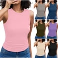 thumbnail image 1 of Sudadera con cremallera,Blusa informal sin mangas con botones para mujer, cuello redondo, poliéster, tejido transpirable, uso diario, sopatenor, 1 of 9