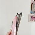 thumbnail image 3 of for iPhone Case,Cute Glitter Sparkle Sparkly Silicone Cat Ear Translucent Frame Shape Camera Lens Protection Soft Shockproof Phone Case (Black,iPhone 13 Pro Max), 3 of 6