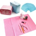thumbnail image 2 of 20/50pcs Disposable Nail Art Table Mat Tattoo Clean Pad for Nails Waterproof Tablecloths Manicure Tools Nail Tattoo Accessories (Pink-20pcs), 2 of 7