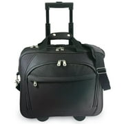 US Traveler Business Rolling Laptop Briefcase Black OSFA