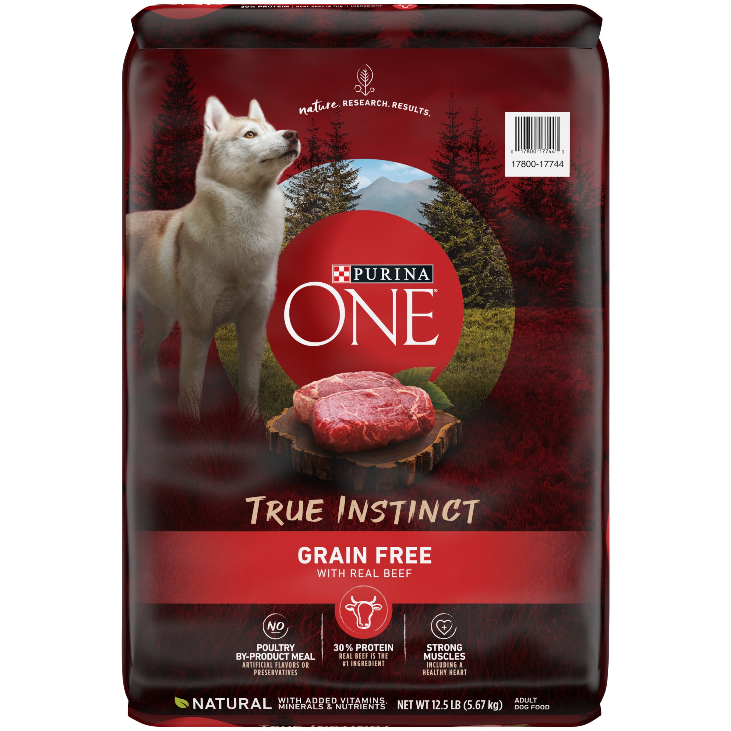Purina One True Instinct Dry Dog Food, Grain-Free, 12.5 lb Bag ...