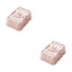 thumbnail image 1 of Matsuzay Jabonera con patrón de rosas, contenedor de almacenamiento de drenaje, caja de plástico, estante para baño, impermeable, suministros Rosa 2piezas, 1 of 6