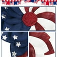 thumbnail image 5 of ASKETAM 4th of July Patriotic Wreath Front Door Window Wall Burlap Bow Decor (A), 5 of 7