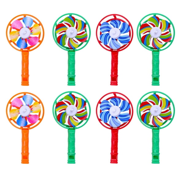 30 Uds. Silbatos para niños, silbatos coloridos, juguete con forma de molino de viento, silbatos, juguetes creativos para niños