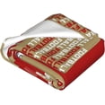thumbnail image 3 of Custom San Francisco Blanket Personalized Throw Blankets Name and Number for Men Women Boy Football Style Decor Gifts, 3 of 6