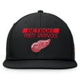thumbnail image 2 of Men's Fanatics Black Detroit Red Wings Authentic Pro Prime Snapback Hat, 2 of 4