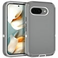 thumbnail image 1 of ACDANC Compatible with Google Pixel 9A Case, 3-Layer Military Grade Drop Protection Anti-Slip Bumper Rugged Shockproof Dustproof Protection Phone Case, Grey White, 1 of 7