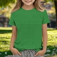 thumbnail image 2 of Top de Manga Larga de la Moda de los Niños de Color Sólido Cuello Redondo Suelto Y Casual Tops para el Uso Casual Diario, Interior, Regreso a Casa, Fiestas de Cumpleaños, Vacaciones, Fotografía, 2 of 5