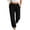Black, variant on PWPSG Women's Wide Leg Sweatpants Elastic Waist Straight Leg Palazzo Pants Casual Loose Comfy Joggers Trousers with Pockets