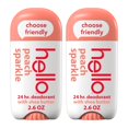 thumbnail image 3 of Hello Peach Aluminum Free Deodorant for Women + Men, Natural Fragrance, Dermatologically tested, Baking Soda Free, Parabens Free, Dye Free, 24 Hour Odor Protection, 2 Pack, 3 of 10