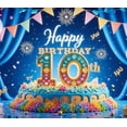 thumbnail image 3 of Colorful Theme Happy Birthday Banner Balloon Decoration Happy Birthday Celebration Banner for Kids Party Indoor Decoration Photo Shoot, 3 of 7