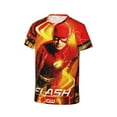 thumbnail image 4 of Youth The Flash T-Shirt 3d Printed Crewneck Graphic Short Sleeve Tees For Boys Girls, 4 of 7