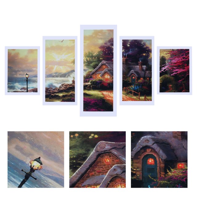 Frameless Painting, Canvas Colors Are Bright Wall Pictures for Living Room for Kitchen