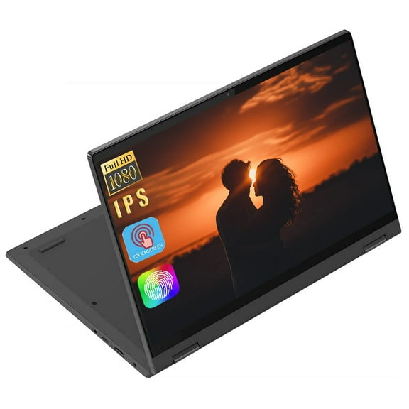 Lenovo Flex 5 14" 2 in 1 Laptop, FHD IPS Touchscreen Laptop, AMD 8-Core Ryzen 7 4700U CPU, 8GB DDR4 RAM 3200MHz, 512GB SSD, Fingerprint Reader, Backlit Keyboard, USB-C, HDMI, Windows 10, TWE Bundle