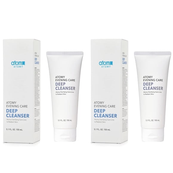 Limpiador profundo para el cuidado nocturno GASHINA STORY ATOMY - 150 ml x 2 paquetes de espuma facial para lavado facial