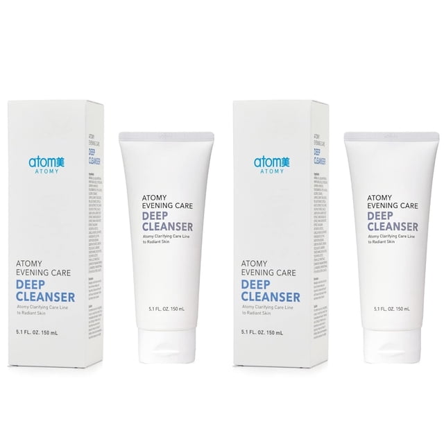 Limpiador profundo para el cuidado nocturno GASHINA STORY ATOMY - 150 ml x 2 paquetes de espuma facial para lavado facial