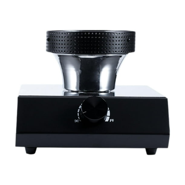 Calentador de cafetera de sifón Calentador de haz halógeno Calentador ajustable Profesional Compacto para calentar ollas de sifón para cocina Negro