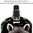 thumbnail image 4 of Square 2Pack PU Leather Raccoon Cruise Luggage Tag with Privacy Cover and Name ID Tag for Travel Handbags Backpacks Luggage Tags, 4 of 6