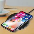 thumbnail image 3 of Almohadilla de carga Docooler S110 Qi Cargador inalámbrico Pad de carga inalámbrica QC3.0 10W Placa de carga rápida Compatible con iPhone X XR XS Max 8 Plus Samsung S9 S8 Dispositivos habilitados con Docooler Almohadilla de carga, 3 of 7